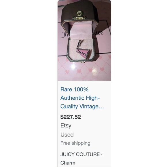 Juicy Couture Pink Megaphone Charm - Picture 7 of 7